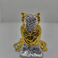 Gold and Silver Plated Owl: Majestic Charm in 3 Inches