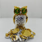 Gold and Silver Plated Owl: Majestic Charm in 3 Inches