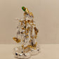 Gold and Silver Plated Radha Krishna: Divine Union in Elegant Design