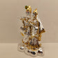 Gold and Silver Plated Radha Krishna: Divine Union in Elegant Design