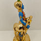 Gold Plated Krishna with Cow: Divine Bond of Love (6.5 Inches)