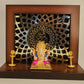 Gold Plated Ganesha Temple: Divine Abode of Lord Ganesha (9.10 Inches)