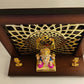 Gold Plated Ganesha Temple: Divine Abode of Lord Ganesha (9.10 Inches)