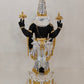 Gold and Silver Plated Lord Tirupati Balaji Statue 8-Inch