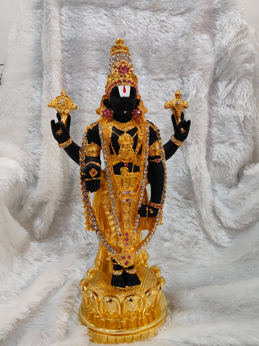 Gold Plated Tirupati Balaji 16 Inches