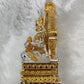 24K Gold and Silver Plated Maa Laxmi I Premium Quality Laxmi Statue I Laxmi Ji Murti I This stunning masterpiece stands at 5 inches in height and boasts a substantial weight of 400 grams