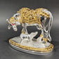 Kamdhenu Cow with Calf Idol I Gold and Silver Plated kamdhenu I Kamdhenu Statue for vastu