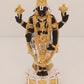 Gold And Silver Plated Lord Tirupati Balaji Statue 3 Inch