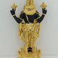 Gold Plated Lord Tirupati Balaji Statue 4.5 Inch