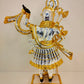 Premium Quality Gold and Silver Plated Shrinath Ji 11.5 Inch