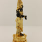 Gold plated Lord Tirupati Balaji Statue 3 Inch