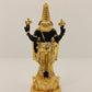 Gold plated Lord Tirupati Balaji Statue 3 Inch