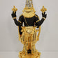 Gold Plated Lord Tirupati Balaji With Diamond 8 Inch