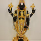 Gold Plated Lord Tirupati Balaji With Diamond 10 Inch