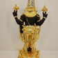 Gold Plated Lord Tirupati Balaji With Diamond 10 Inch