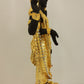 Gold Plated Lord Tirupati Balaji Statue With Diamond 12 Inch