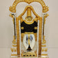 Pure Gold And 999 Silver Plated Arch Tirupati Balaji Statue 8.5 Inch